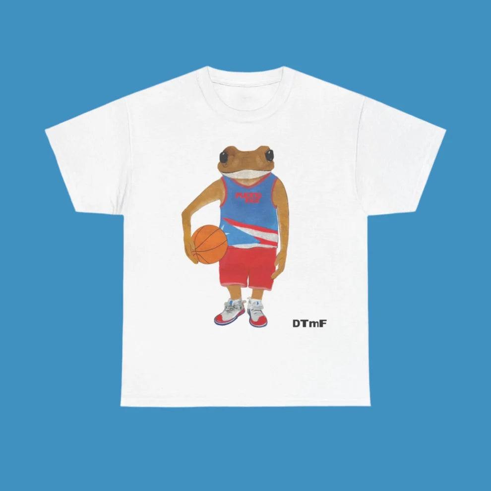 Hip-hop Singer Print Pattern Short-sleeved Cotton Crew Neck T-shirt Street Fashion High Street Casual Loose Oversized Top Unisex