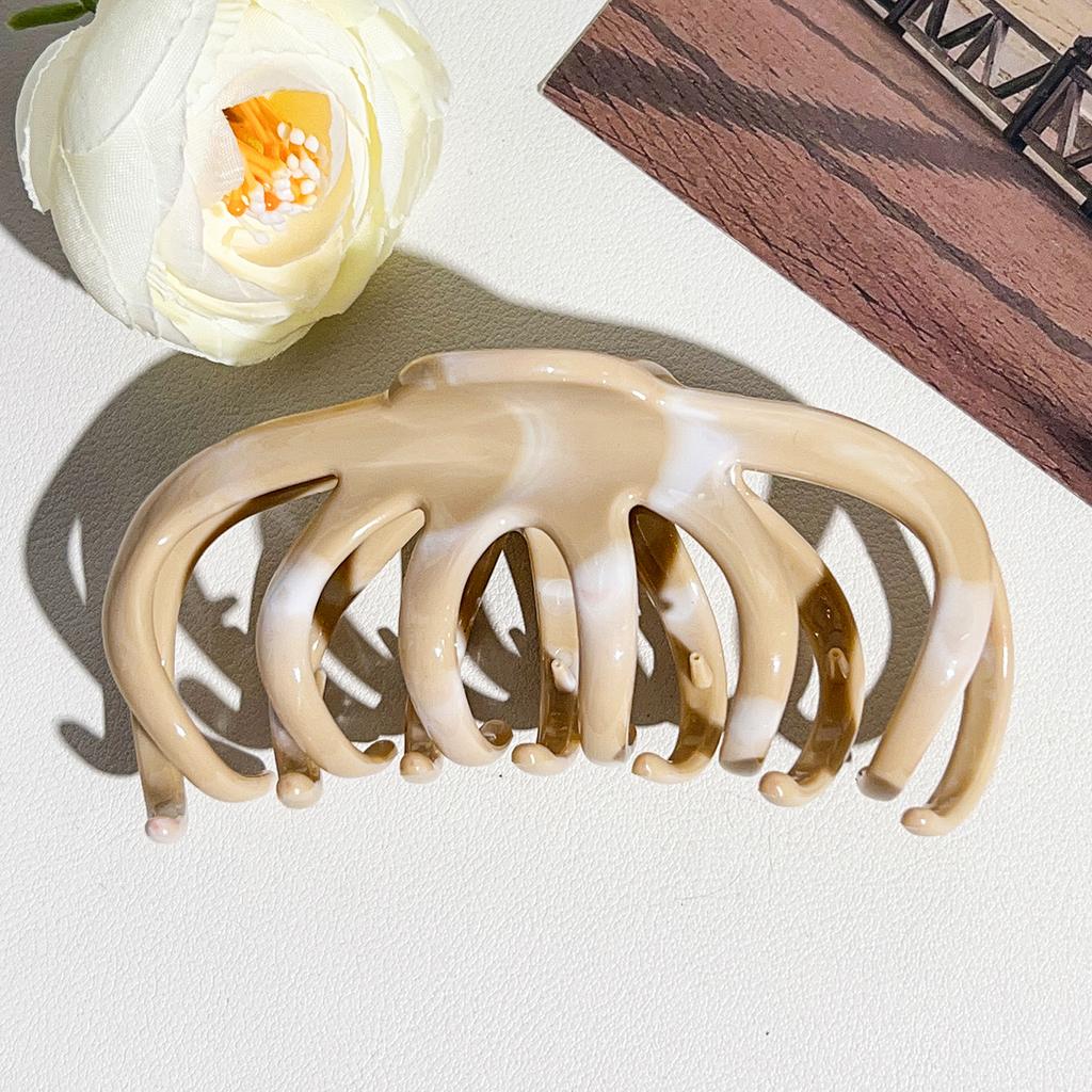 Soft silicone shark clip hairpin anti-collision protection rear head clip hair anti-drop durable clip grab clip