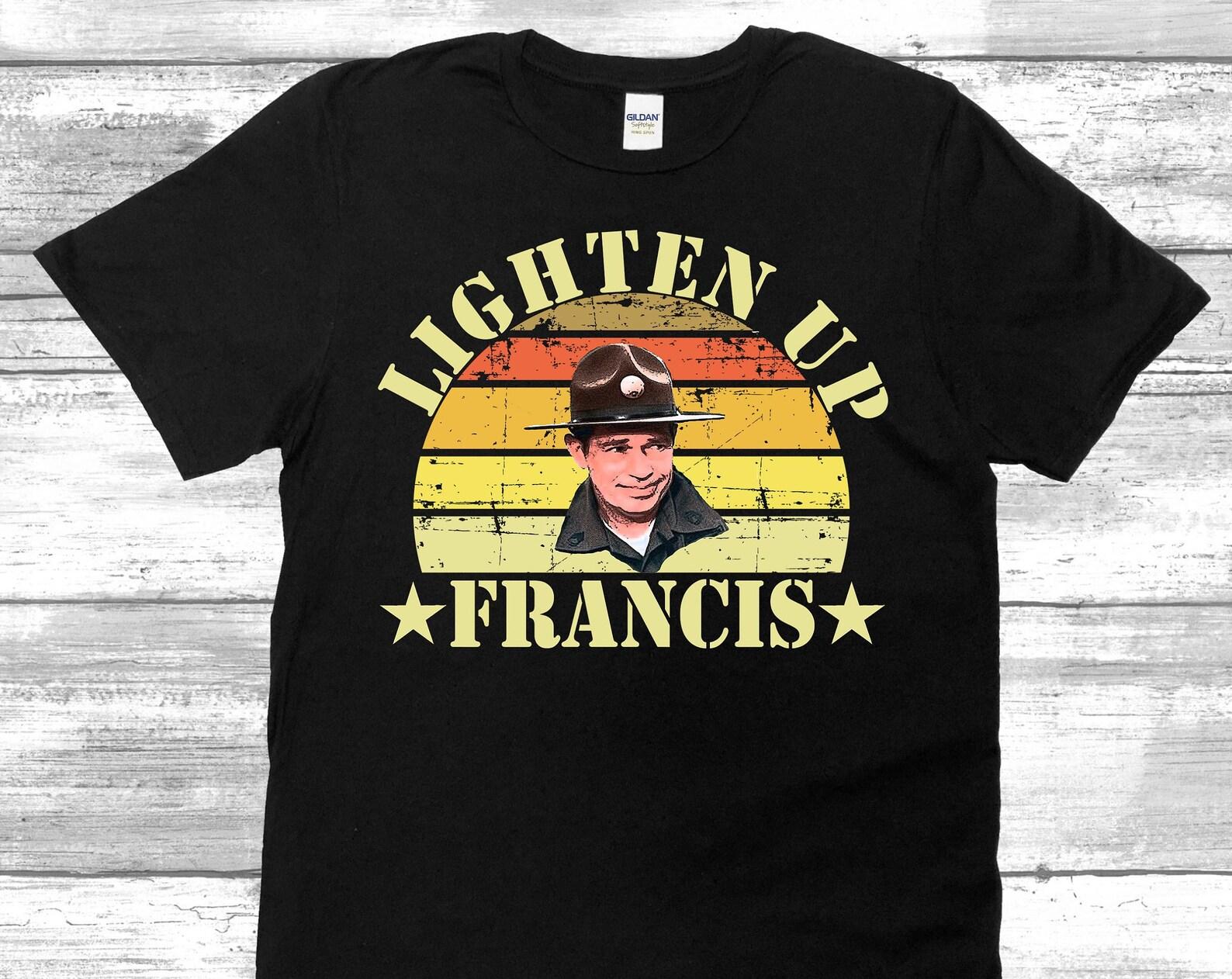 Lighten Up Francis Stripes Movie Quote Unisex T-Shirt XL