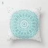 45x45cm Fresh Mint Green Geometric Animal Love Pillowcase Comfortable Sofa Car Seat Cushion Cover Room Aesthetic Home Decor