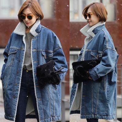 Women Corduroy Fleece Lining Coat Faux Rabbit Wool Jacket Women Corduroy Fleece Lining Coat Faux Rabbit Wool Jacket