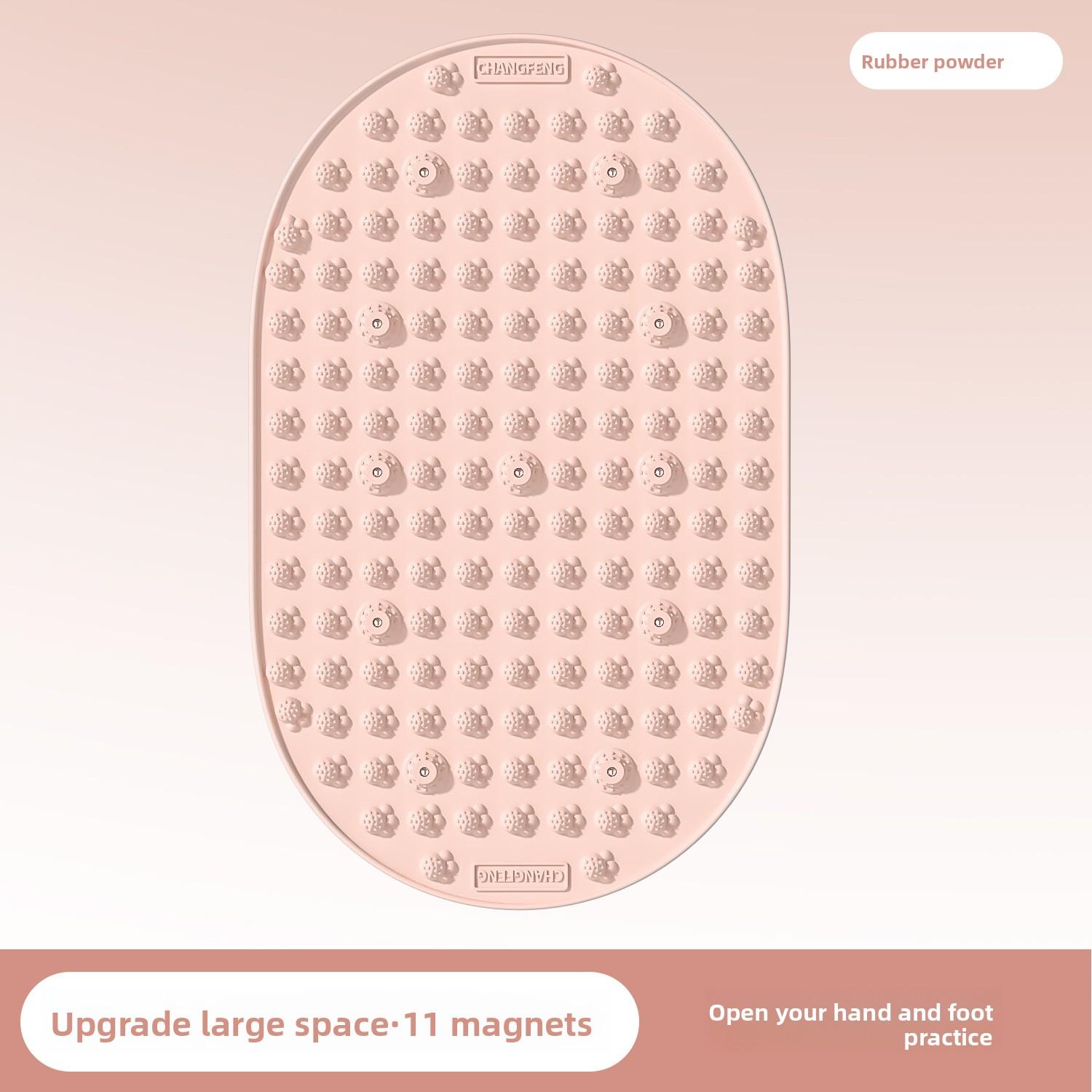 

75 * 45Cm Extended Soft Silicone Fingerprinting Board Foot Massage Pad in Situ Indoor Running in Situ Foot Foot Stepping Toe Pad