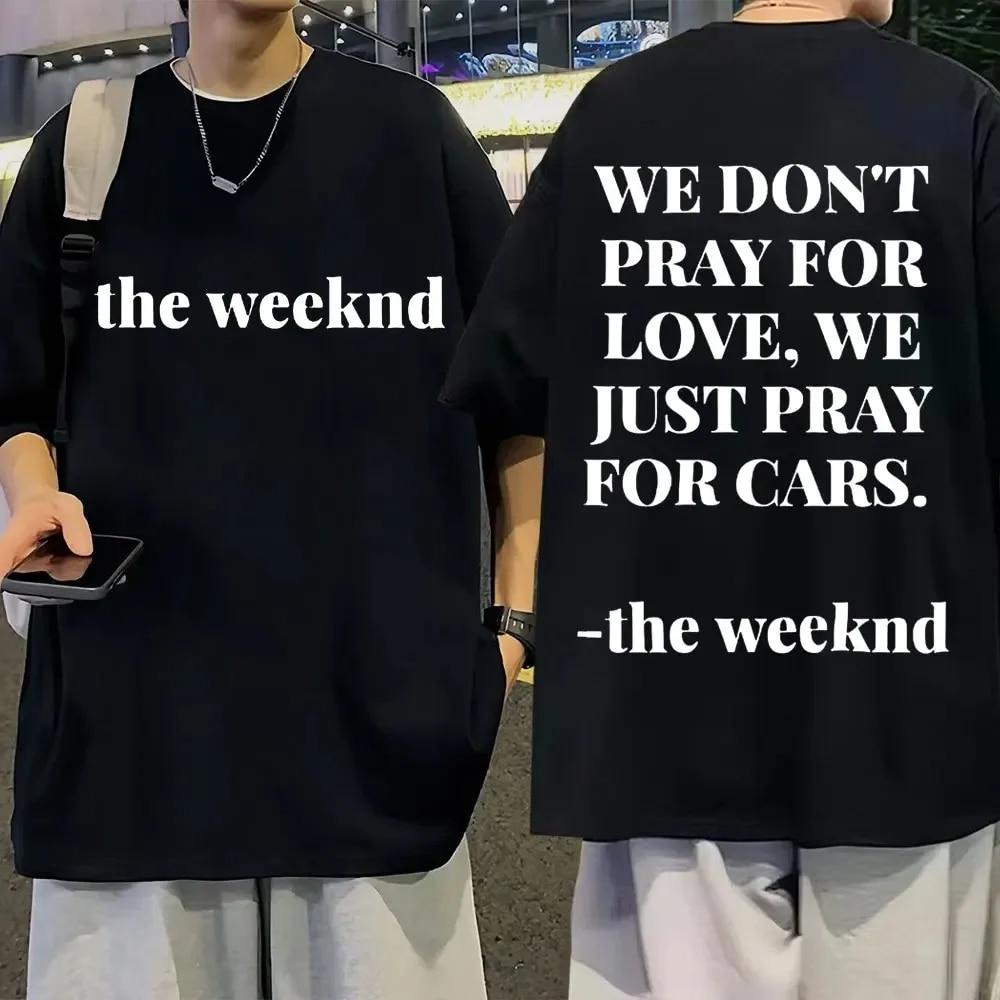 

The Weeknd After Hours Dusk Till Dawn Starboy Lyrics Футболка унисекс с мерчем Модная футболка для пар в винтажном стиле Уличная футболка унисекс S