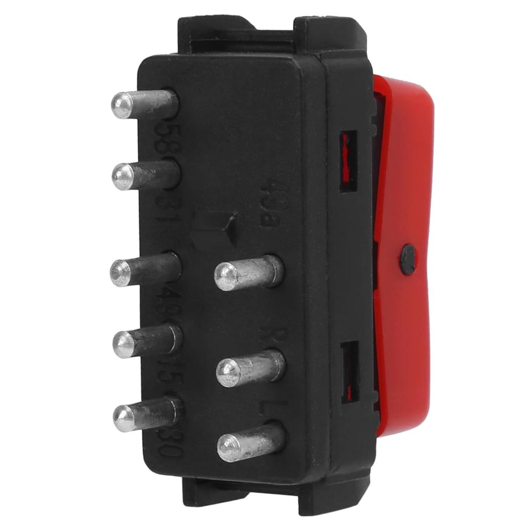 Warning Flasher Switch, Warning Hazard Light Emergency Flasher Switch 1248200110 Red Replacement for W124 W201 W202