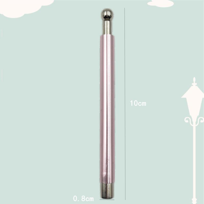 Nagelkunst Nagel Magnetischer Stick Katzenauge Magnetkugel Aluminiumgriff Zylindrisch UV-Gel Magnet Werkzeuge Doppelseitige Nageldesign-Werkzeuge