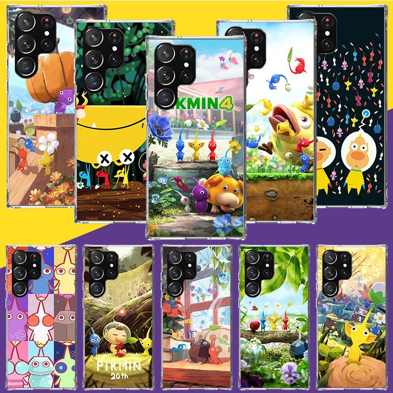 Spiel P-PikminS 4 Handyhülle Für Samsung Galaxy S26 S25 Edge S24 S23 FE S22 Ultra S21 Plus S20 + Fundas Hülle Coque Galaxy S25 S2