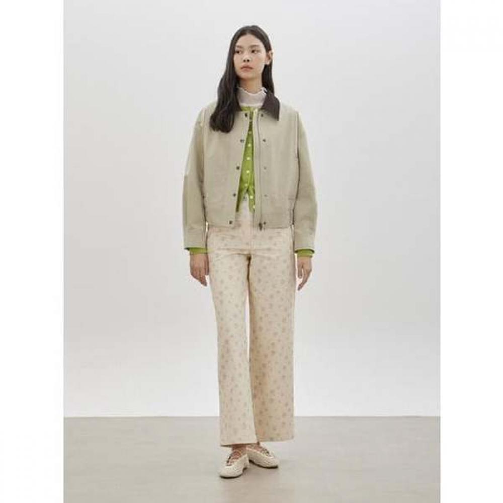 Cc Collect Corduroy Collar Cotton Crop Jumper C261msj003