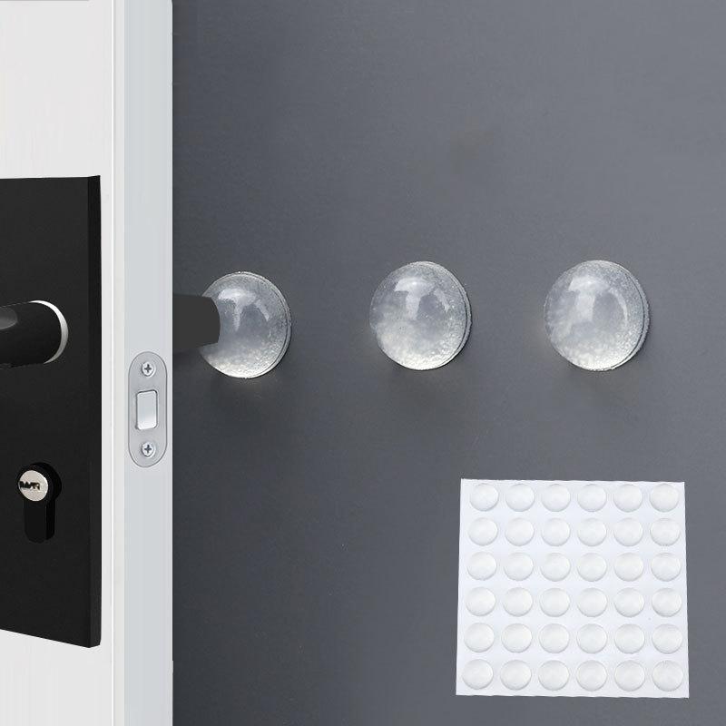 100Pcs Silicone Buffer Pads Anti-Slip Damper Furniture Door Stopper Bumper
