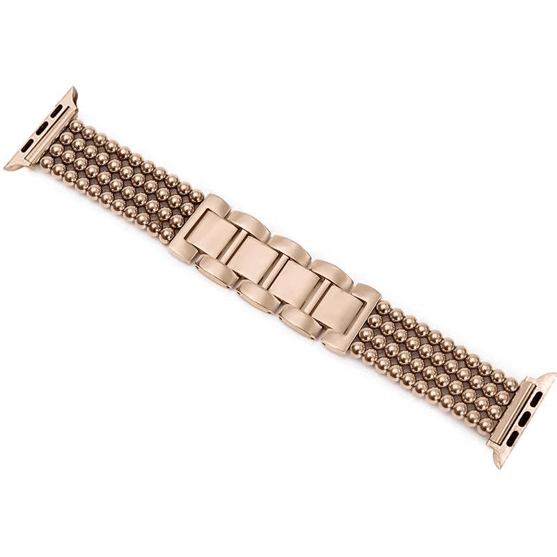 Watchband For Apple Watch Ultra2 Band Ultra 49mm 45mm 44mm 40mm 88 Stainless Steel Ball  Strap for Iwatch Series 9 8 7 6 5 4 Se 3 Bracelet