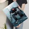 Doomsday Wasteland Mechanical Warrior Metal Iron Painting Cyberpunk Home Decor Wall Art Living Room Study Hanging Ornament