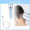 Wiederaufladbarer Baby-Haarschneider Wasserdicht USB Blaue Keramikklinge Leiser Motor
