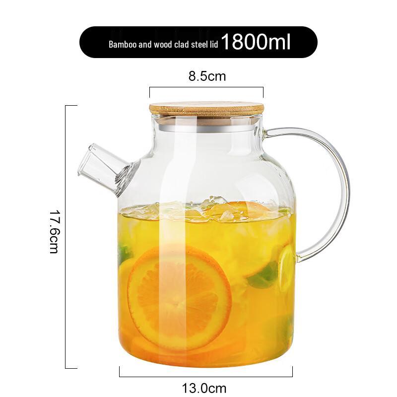 High Borosilicate Glass Teapot and Cold Water Pitcher Set