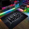 Covor de catifea cu cristale Design Linkin Park Confortabil Non?Covor imprimat antiderapant pentru dormitor, living, hol