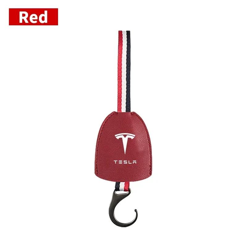 Car Sticker Tesla Car Logo Seat Back Hanger Bag Hook Hidden Car Interior Hooks For Tesla 3 S X Y Cybertruck Roadster