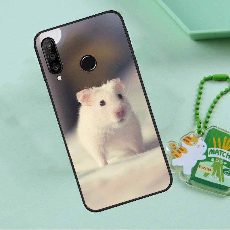 Cute Lovely Pet Hamster For Huawei Nova Y90 Y70 Y60 Y61 Y91 Y72 9 10 SE 12i 12s 11i 5T P60 Pro P20 P30 P40 Lite Case