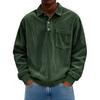 Stand Collar Men's Sweatshirt Autumn and Winter Warm Loose Solid Color Outdoor Warm Breathable Tactical Men's Top