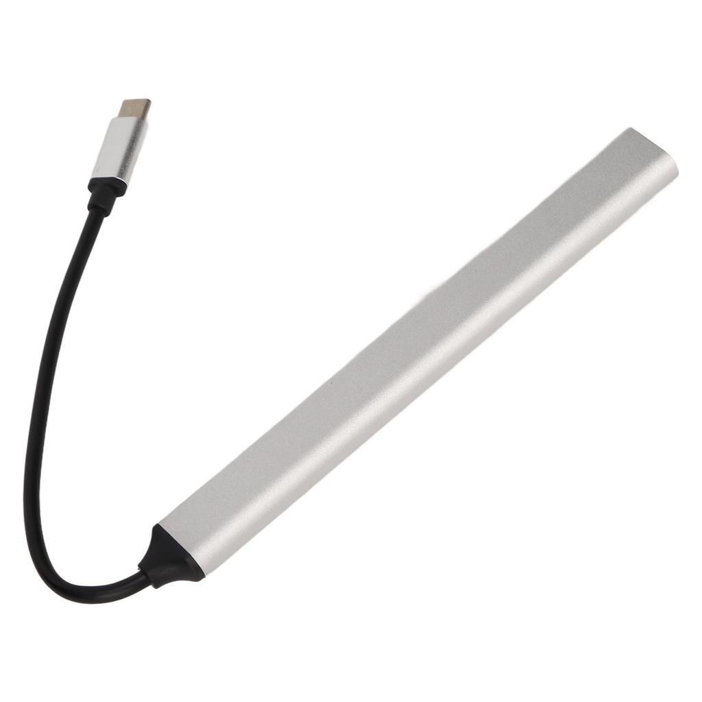 Typ C Hub 7 in 1 Aluminiumlegierung 5 Gbit/s Übertragung Weitgehend kompatible Typ C Dockingstation für PC Laptop