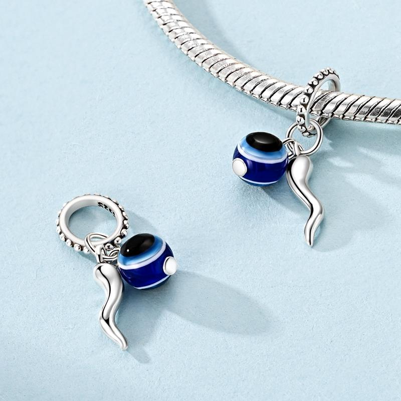 Copper Devil Eye Medusa'S Eye Of Providence Charms Beads Fit Original Bracelet Dangle Charms For Women Gift Jewelry