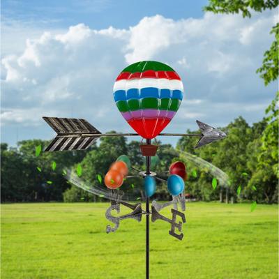 Kolorowy Wiatrowskaz Żelazna Sowa Balon na Gorące Powietrze Tukan Wiatrowskaz z Kołkiem Wiatrowskaz Zewnętrzny Wiatr