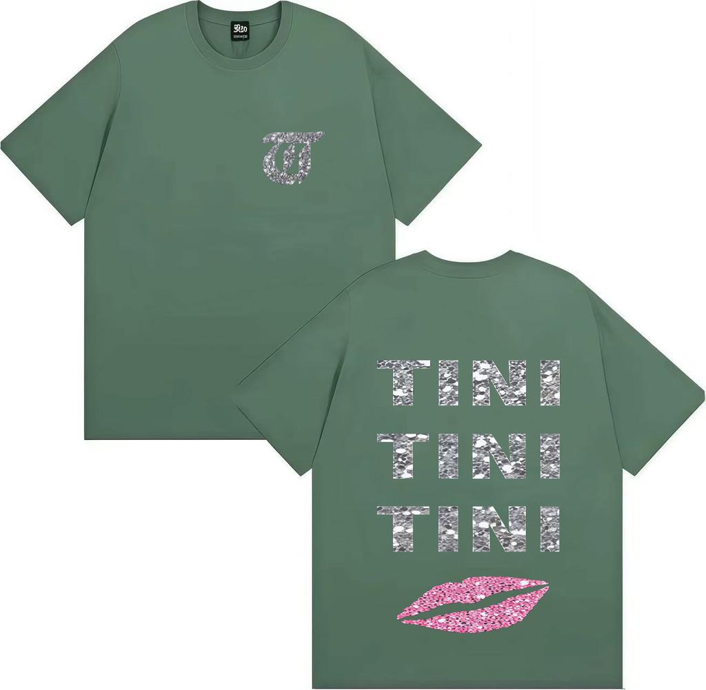 Cantante TINI STOESSEL Futtura Trendy 2025 Grafica Tour Maglietta Uomo Donna Pop Maglietta Cotone Casual Manica Corta T-Shirt Unisex