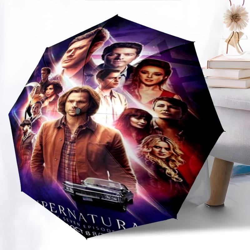Supernatural Forces Unleashed Folding umbrella Portable durable Sun umbrella Umbrella Gift