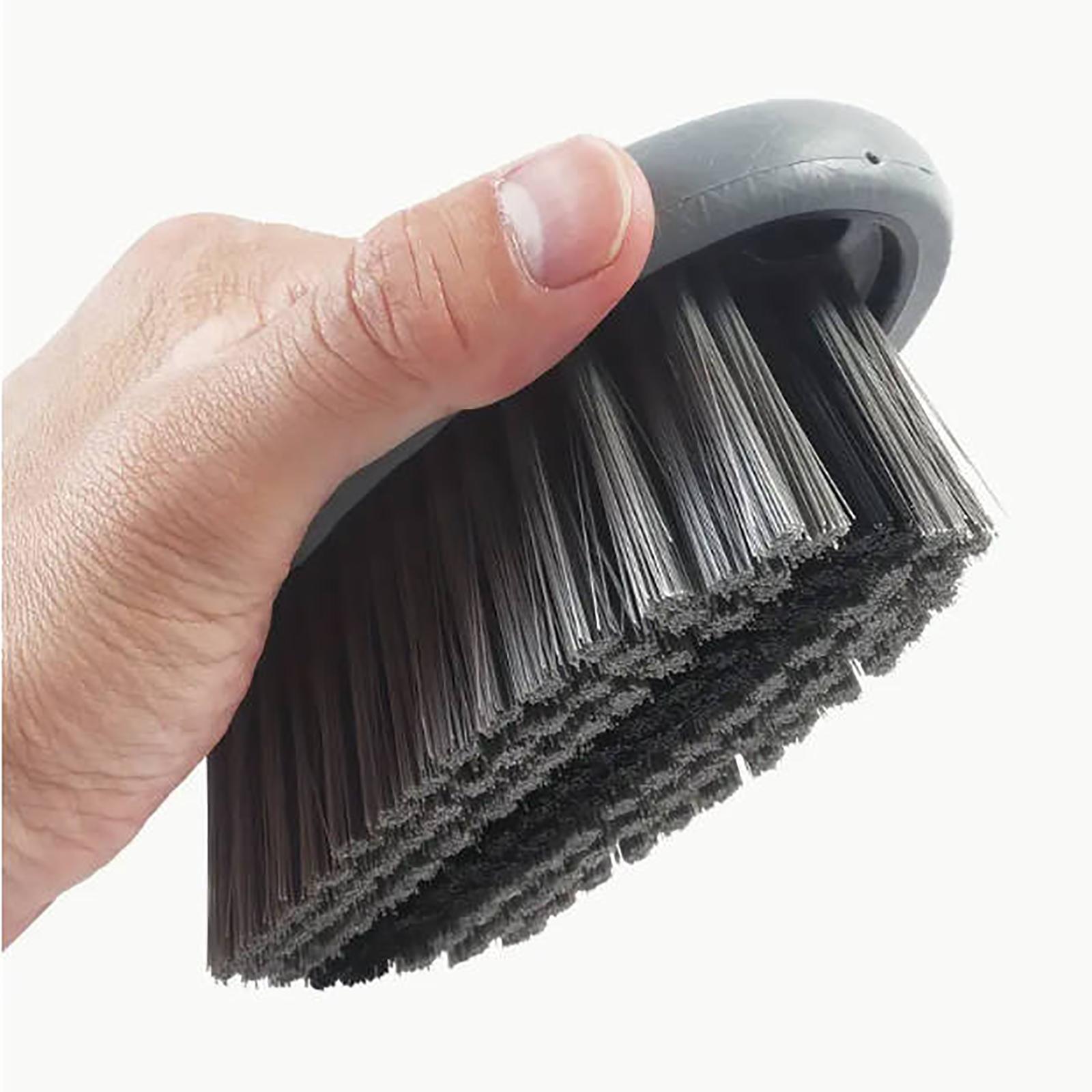 

Cleaning Brush Household Hard Brush Plastic Small Brush Car Cleaning Brush Multifunctional Car Carpet Plastic Brush One Size