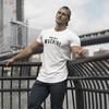 Muscleguys Mens Bodybuilding Slim Fit T-Shirts Summer Cotton Breahtbale Short Sleeve Shirts Gym Fitness Running Sportswear Casual Clothing