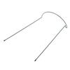 A03F-Plant Support Stake, 24-Pack Half Round Metal Garden Plant Supports, Green Garden Plant Support Ring, Garden Border
