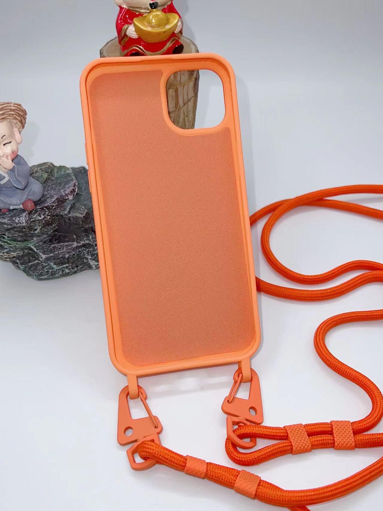 

Crossbody Lanyard Necklace Xou Xou Phone Case For Iphone 7 8 Plus 11 12 13 14 15 16 Pro Max Soft Back Rope Cover For iPhone 16 Pro Max&Other&Case & Strap