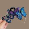 Vintage Butterfly Hair Clips for Women, Ponytail Holders with Butterfly, Perfect for Braids and Waves, Butterfly Hair Clips