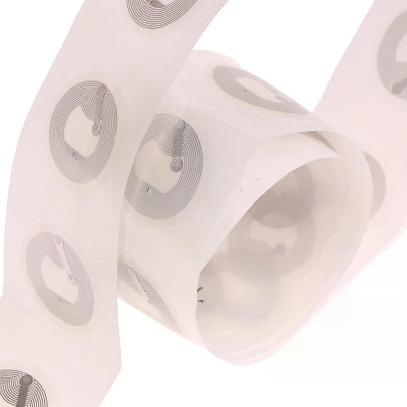 10pcs Clear NFC Tags NTAG 213 Stickers Protocol ISO14443A13.56MHz NTAG 213 Universal Label RFID Tags and All NFC Phones