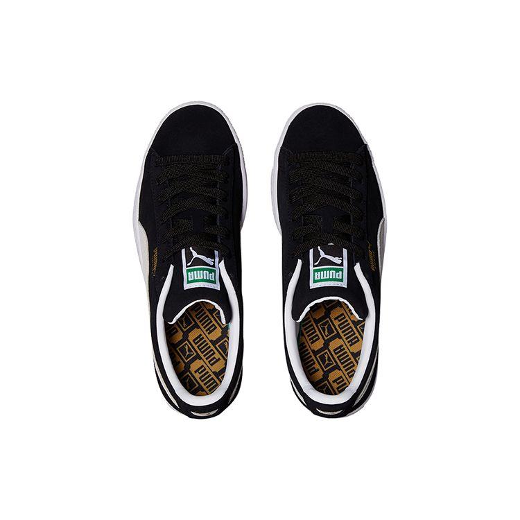 Puma Suede Classic XXI Lifestyle Sneakers Black White Women 381410-01