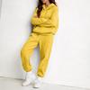 Women's Casual Hoodie Set Color Loose Fit Hooded Sweatshirt