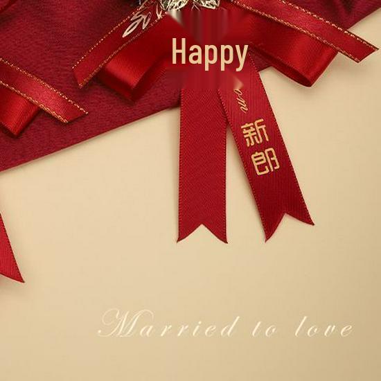 

Elegant Wedding Boutonniere & Corsage Set for Bridal Party and Parents Wine Red [No gift box]