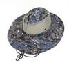 Men's Sunscreen Visor Cap Mesh Breathable Digital Camouflage Bucket Hat Outdoor Foldable Big Eaves Mountaineering Fishing Hat