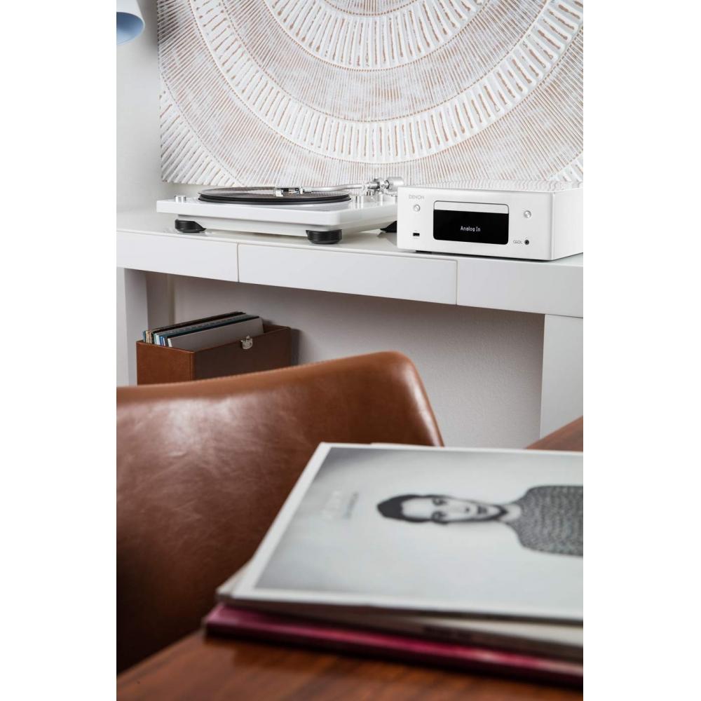 Denon Denon DP-400 Plattenspieler weiß DP-400WTEM