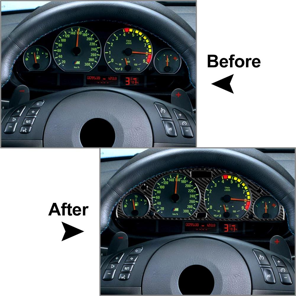 

Углеродное волокно, приборная панель автомобиля, крышка панели, отделка, украшение для BMW E46 3 серии 1998 1999 2000 2001 2002 2003 2004 2005