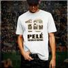 Fußball T-Shirt S-3XL, Pele Brasilianische Retro-Fußballlegende, Weltmeisterschaft, Brasilien