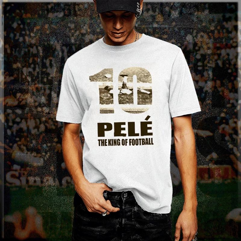 Soccer t-shirt S-3XL, Pele Brazilian Retro Football Legend, World Cup, Brazil S