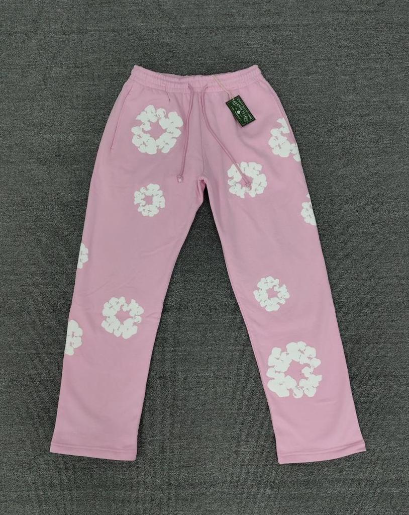 Schwerer Baumwoll-Denim-Hoodie mit Blumenmuster - Trendige amerikanische Streetwear-Jacke für Herren