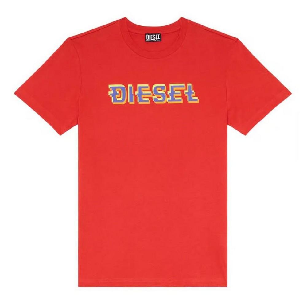 Diesel Unisex Adult Pixel Logo T-Shirt