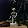 3D Printed Dancing Skeleton Aquarium Bubbler Plastic with Air Tube Fish Tank Dance Skull with Air Tube Dynamic Skeleton Bubbler