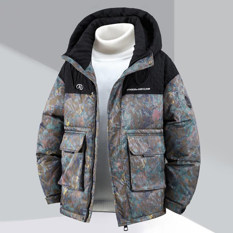 Grote Maten 5XL-11XL Mode Heren Parka's Winter Oversized Jas met Capuchon Casual Losse Dikke Warme Bovenkleding Heren Jassen