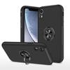For iPhone XR Magnetic Ring Kickstand Shockproof Phone Case