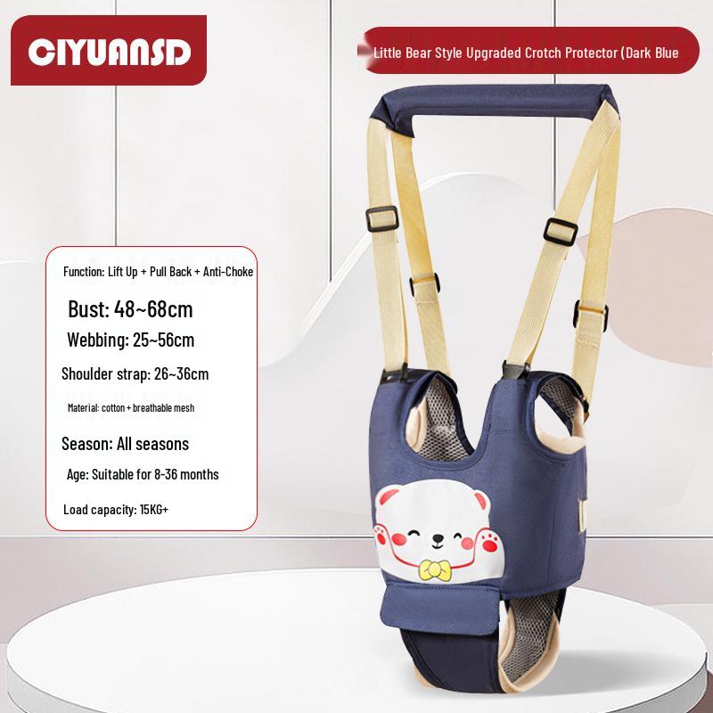 Multifunctional Breathable Baby Walking Harness with Anti-Fall, Anti-Choke, and Anti-Lost Features