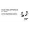 Royal Enfield "New Classic 350 Brown Touring Rider Seat With Seat Spring"