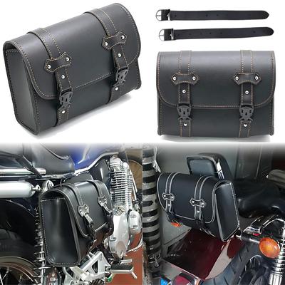 Mellbo Bike Side Waterproof PU for and Small Motorcycle Front Bag Bag, Leather, Bicycles, Motorcycles, Cars,