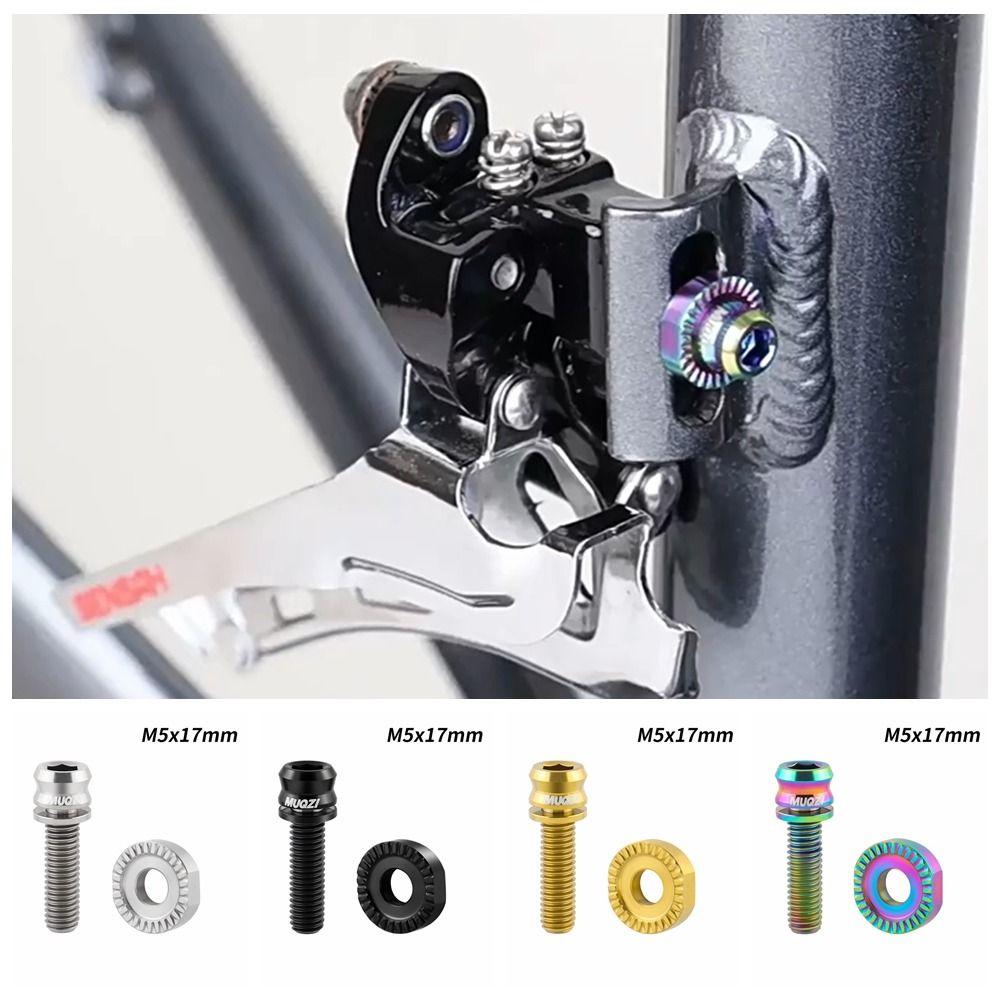 Half Moon Washer Bike Frame Fixing Screws Bicycle Fixing Screw Gasket  Cycling Frame Parts