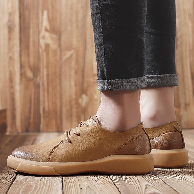 Módní ležérní pánské boty Pohodlný minimalistický designový styl Denní kancelář venkovní volný čas Párty Mladistvé sportovní všestranné černé boty