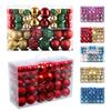 2026 New Style Christmas Tree Ornaments: 100-Piece Gift Box Set of Christmas Balls